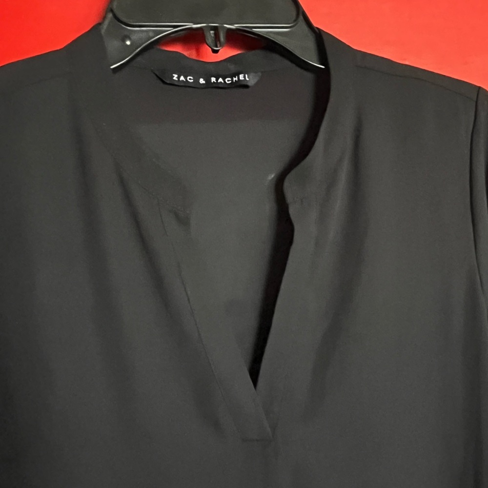 High low Zac & Rachel black blouse - Picture 3 of 6